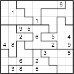 Creating Irregular Sudoku Puzzles