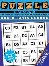 graeco latin sudoku magazine
