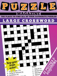 large print crossword magazine